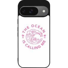 Coque Google Pixel 9 / Pixel 9 Pro - Silicone rigide noir The Ocean is calling me