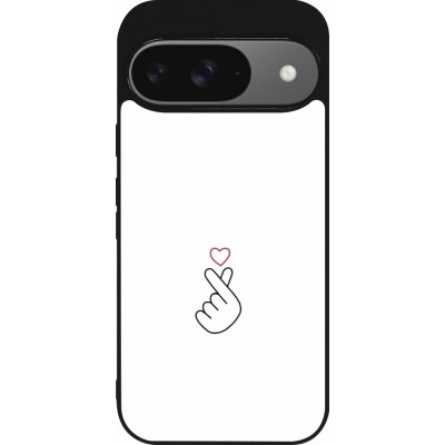 Coque Google Pixel 9 / Pixel 9 Pro - Silicone rigide noir Valentine 2024 heat by Millennials