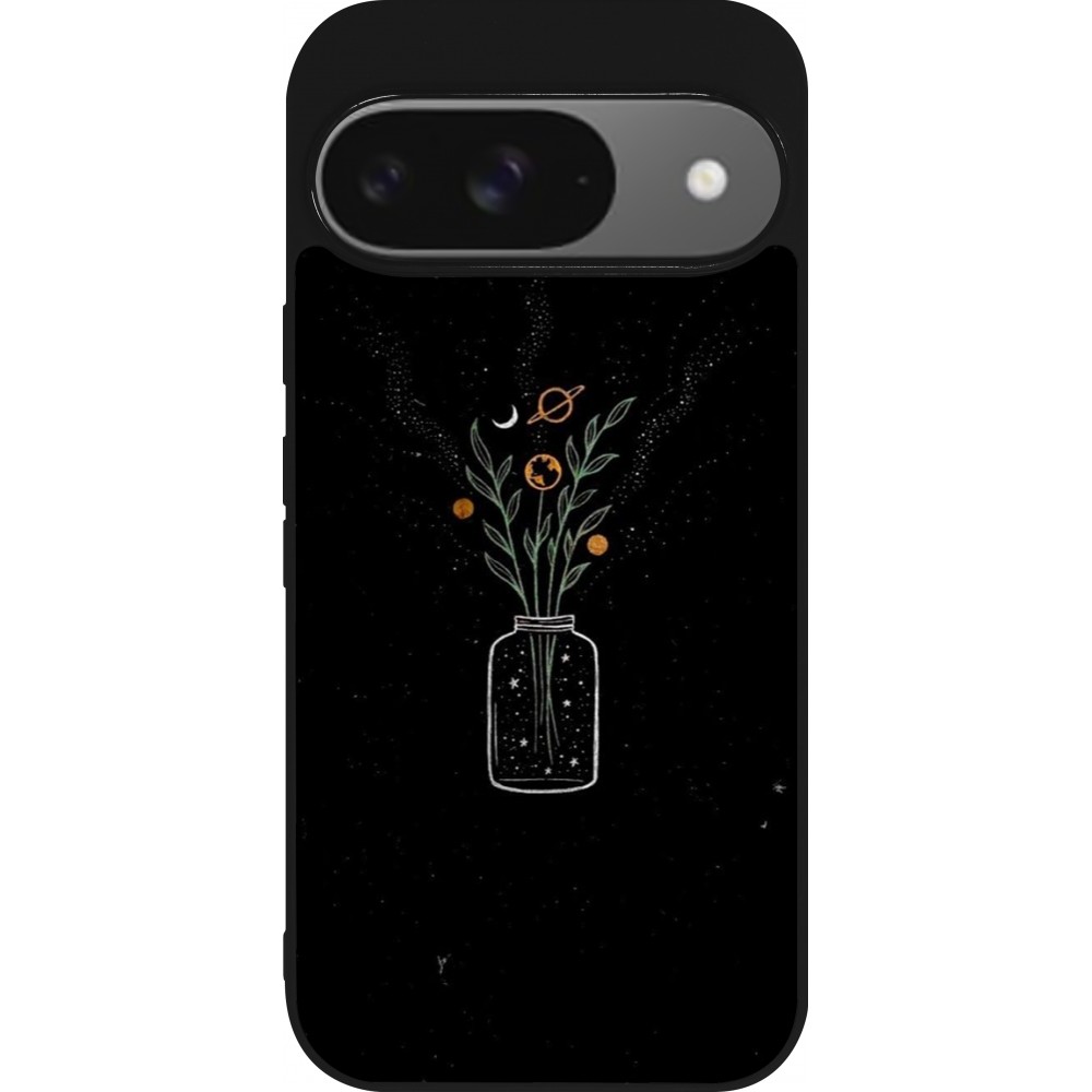 Coque Google Pixel 9 / Pixel 9 Pro - Silicone rigide noir Vase black