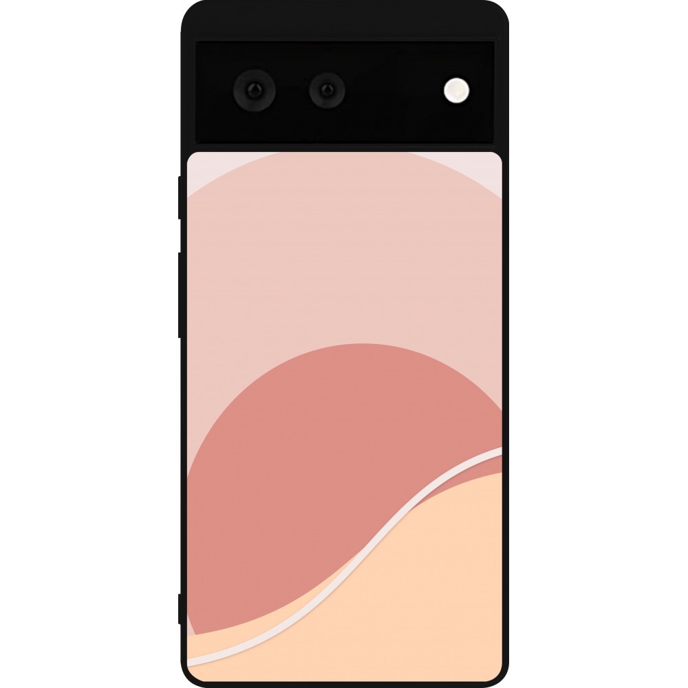 Coque Google Pixel 6 - Silicone rigide noir Autumn 22 abstract sunrise