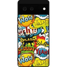 Coque Google Pixel 6 - Silicone rigide noir Cartoons slogans