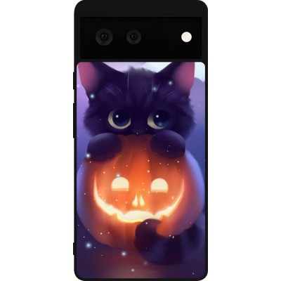 Coque Google Pixel 6 - Silicone rigide noir Halloween 17 15