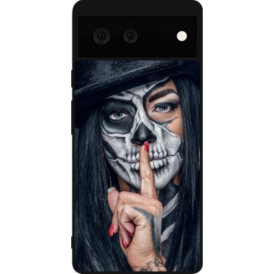 Coque Google Pixel 6 - Silicone rigide noir Halloween 18 19