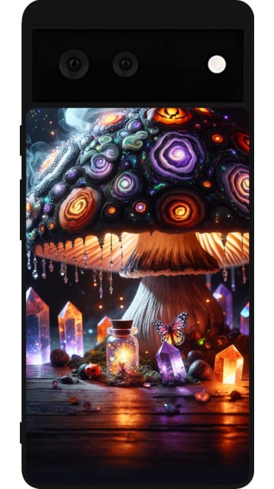 Coque Google Pixel 6 - Silicone rigide noir Halloween Potion Magic