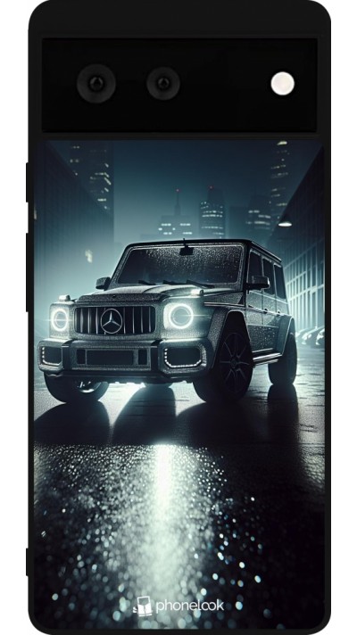 Coque Google Pixel 6 - Silicone rigide noir Mercedes G AMG Night