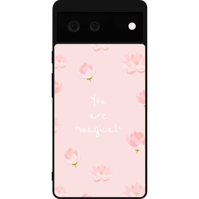 Coque Google Pixel 6 - Silicone rigide noir Mom 2023 your are magical