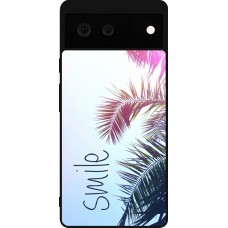 Coque Google Pixel 6 - Silicone rigide noir Smile 05