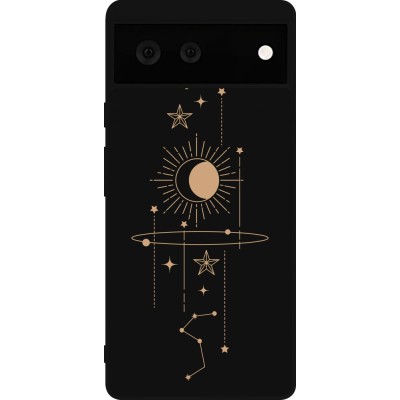 Coque Google Pixel 6 - Silicone rigide noir Spring 23 astro