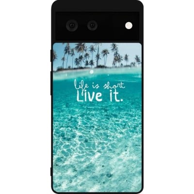 Coque Google Pixel 6 - Silicone rigide noir Summer 18 24