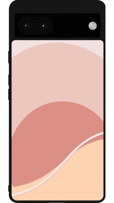 Coque Google Pixel 6a - Silicone rigide noir Autumn 22 abstract sunrise