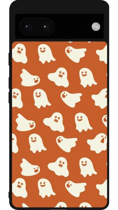 Coque Google Pixel 6a - Silicone rigide noir Autumn 2024 mini ghosts