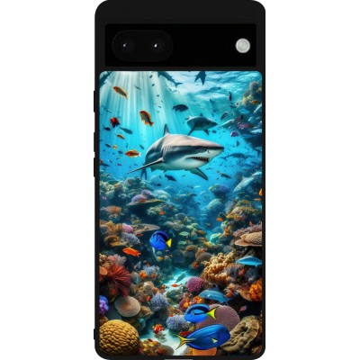 Coque Google Pixel 6a - Silicone rigide noir Bora Bora Mer et Merveilles