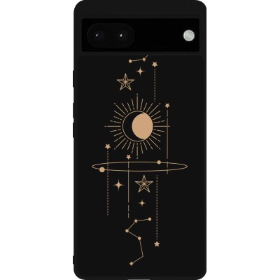 Coque Google Pixel 6a - Silicone rigide noir Spring 23 astro