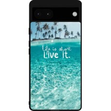 Coque Google Pixel 6a - Silicone rigide noir Summer 18 24