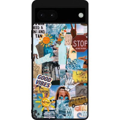 Coque Google Pixel 6a - Silicone rigide noir Summer 2021 15