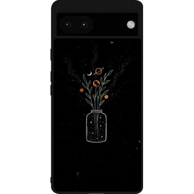 Coque Google Pixel 6a - Silicone rigide noir Vase black