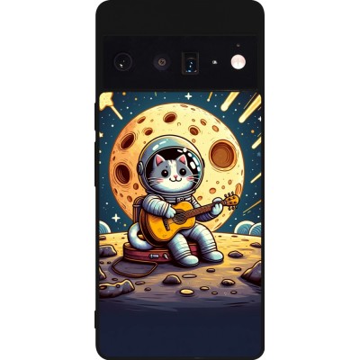 Coque Google Pixel 6 Pro - Silicone rigide noir AstroCat RockLune