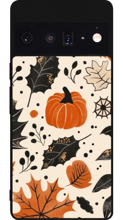 Coque Google Pixel 6 Pro - Silicone rigide noir Autumn 2024 nature