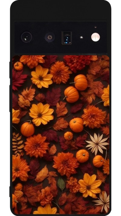 Coque Google Pixel 6 Pro - Silicone rigide noir Autumn 2024 potpourri