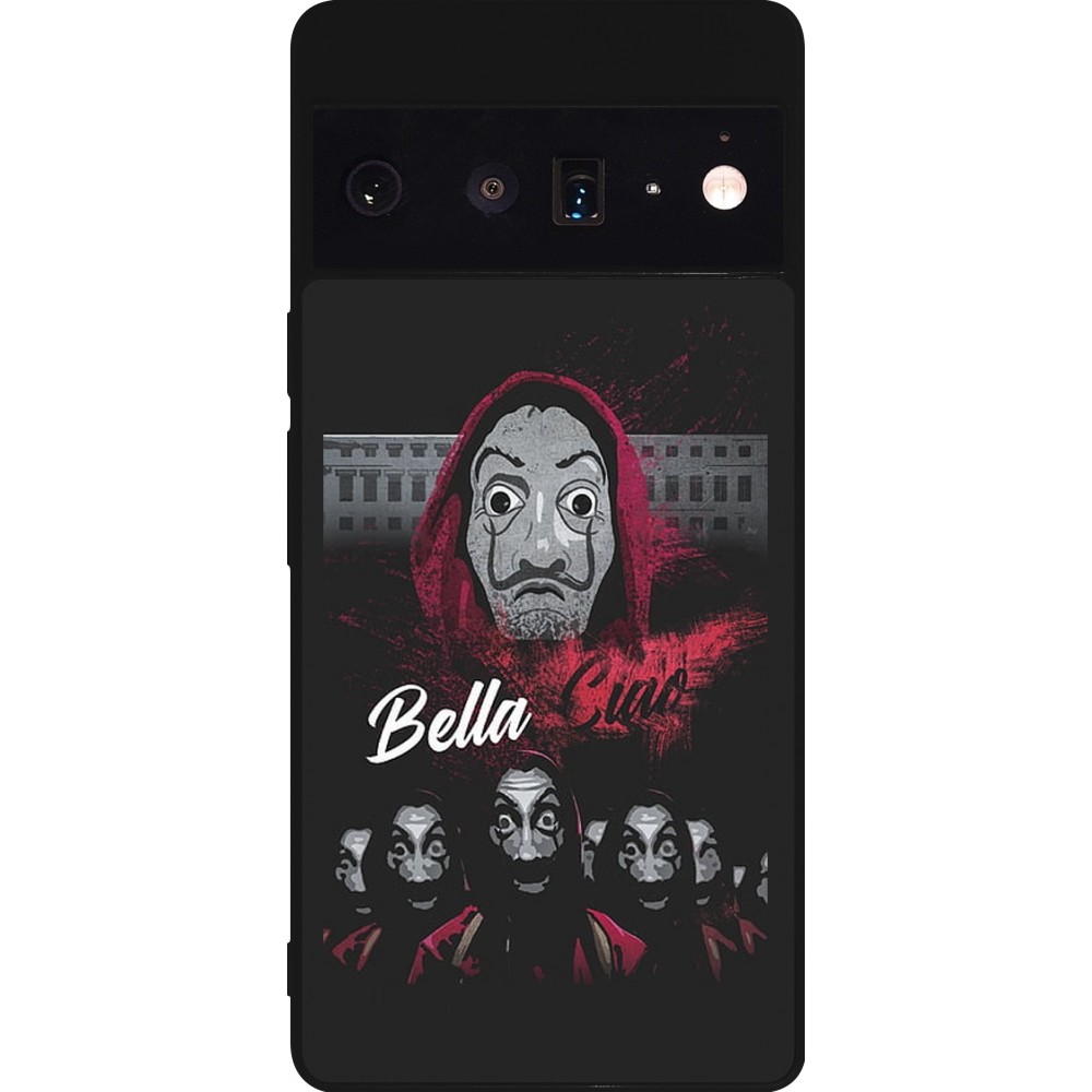 Coque Google Pixel 6 Pro - Silicone rigide noir Bella Ciao