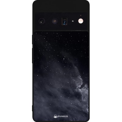 Coque Google Pixel 6 Pro - Silicone rigide noir Black Sky Clouds