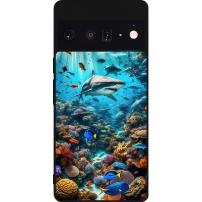 Coque Google Pixel 6 Pro - Silicone rigide noir Bora Bora Mer et Merveilles