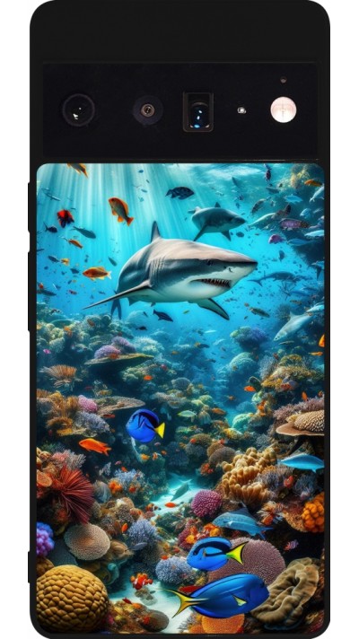 Coque Google Pixel 6 Pro - Silicone rigide noir Bora Bora Mer et Merveilles