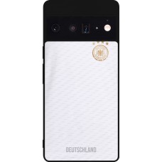 Coque Google Pixel 6 Pro - Silicone rigide noir Maillot de football Allemagne 2022 personnalisable