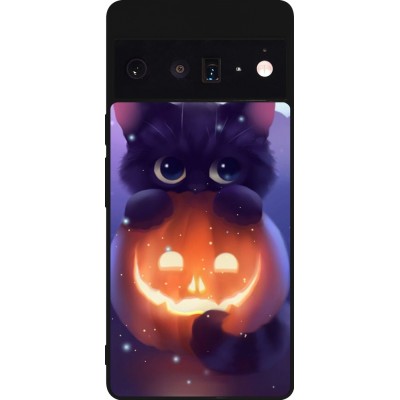 Coque Google Pixel 6 Pro - Silicone rigide noir Halloween 17 15