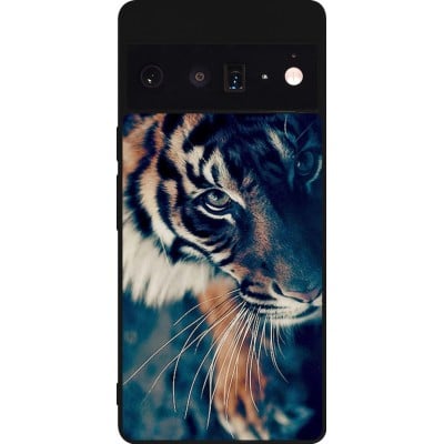 Coque Google Pixel 6 Pro - Silicone rigide noir Incredible Lion