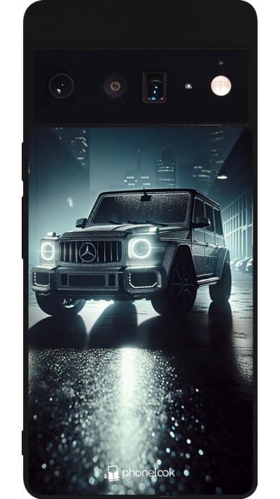 Coque Google Pixel 6 Pro - Silicone rigide noir Mercedes G AMG Night