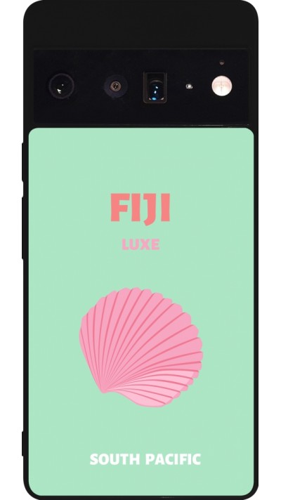 Coque Google Pixel 6 Pro - Silicone rigide noir Pop Summer Destination Fiji