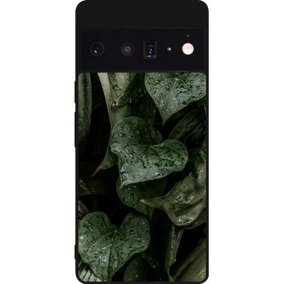 Coque Google Pixel 6 Pro - Silicone rigide noir Spring 23 fresh plants