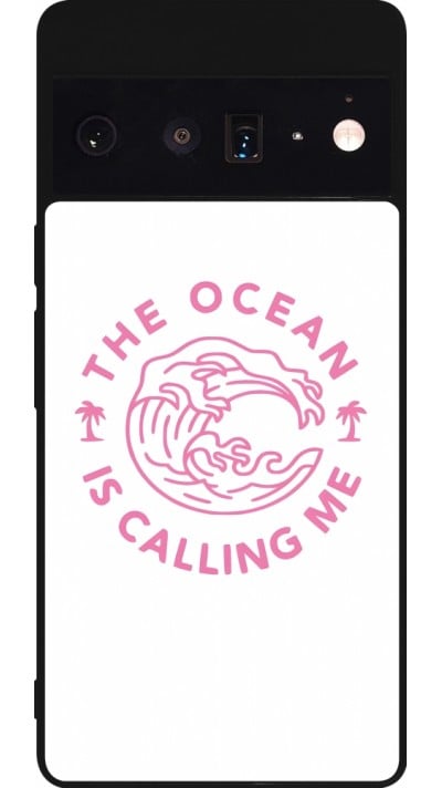 Coque Google Pixel 6 Pro - Silicone rigide noir The Ocean is calling me