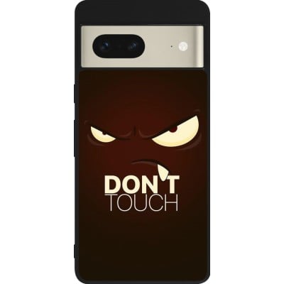 Coque Google Pixel 7 - Silicone rigide noir Angry Dont Touch