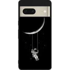 Google Pixel 7 Case Hülle - Silikon schwarz Astro balançoire