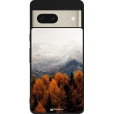 Google Pixel 7 Case Hülle - Silikon schwarz Autumn 21 Forest Mountain