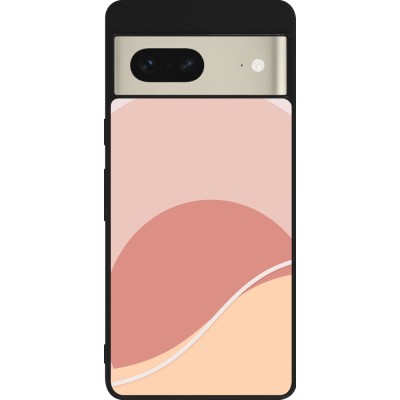 Coque Google Pixel 7 - Silicone rigide noir Autumn 22 abstract sunrise