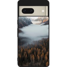 Google Pixel 7 Case Hülle - Silikon schwarz Autumn 22 forest lanscape