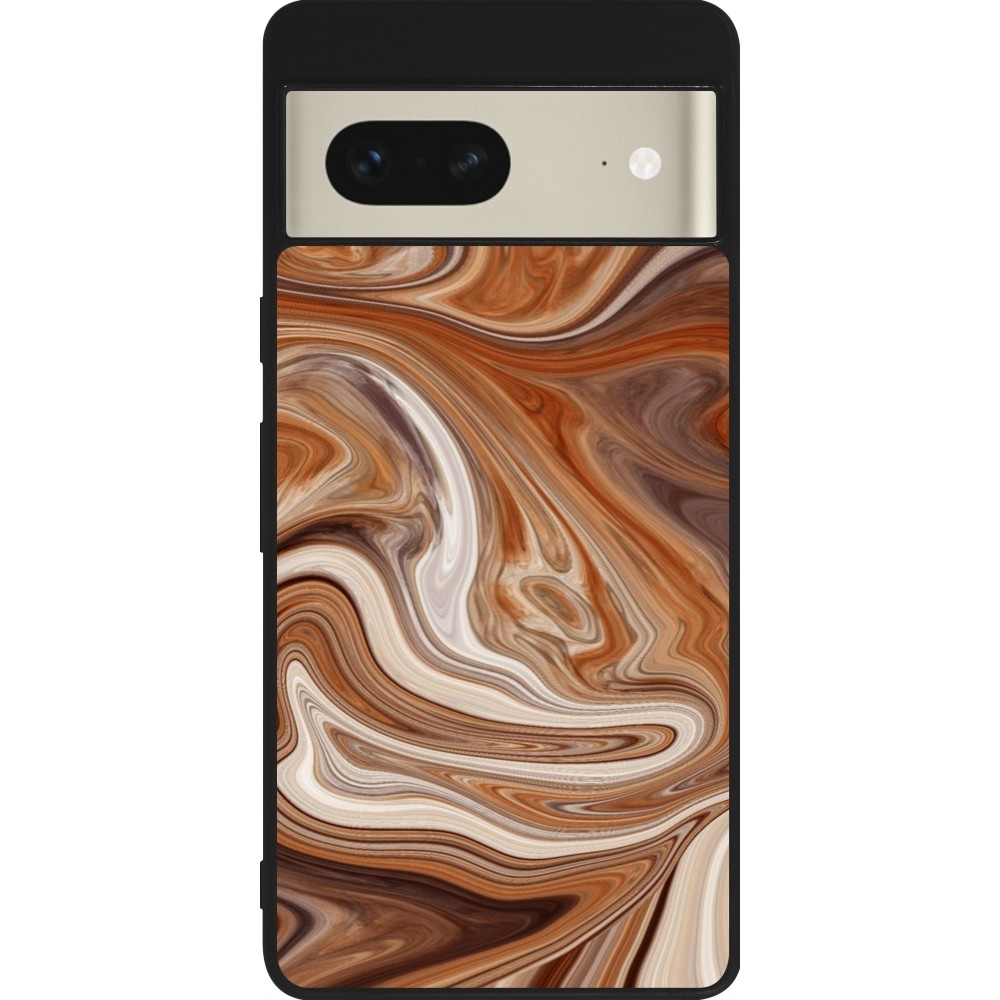 Google Pixel 7 Case Hülle - Silikon schwarz Autumn 2024 marbe