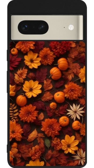 Coque Google Pixel 7 - Silicone rigide noir Autumn 2024 potpourri