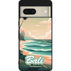 Google Pixel 7 Case Hülle - Silikon schwarz Bali Landscape