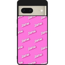 Google Pixel 7 Case Hülle - Silikon schwarz Barbie Pattern