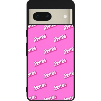 Coque Google Pixel 7 - Silicone rigide noir Barbie Pattern