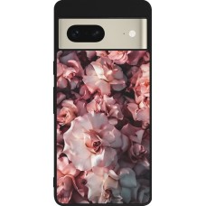 Google Pixel 7 Case Hülle - Silikon schwarz Beautiful Roses