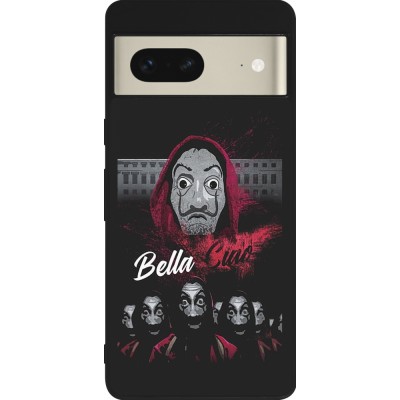 Coque Google Pixel 7 - Silicone rigide noir Bella Ciao