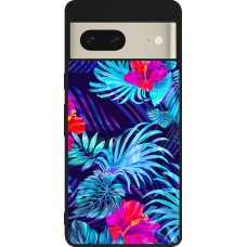 Google Pixel 7 Case Hülle - Silikon schwarz Blue Forest