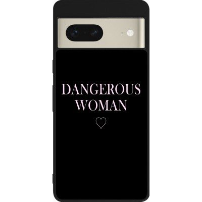 Coque Google Pixel 7 - Silicone rigide noir Dangerous woman