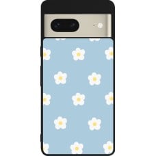 Coque Google Pixel 7 - Silicone rigide noir Easter 2024 daisy flower