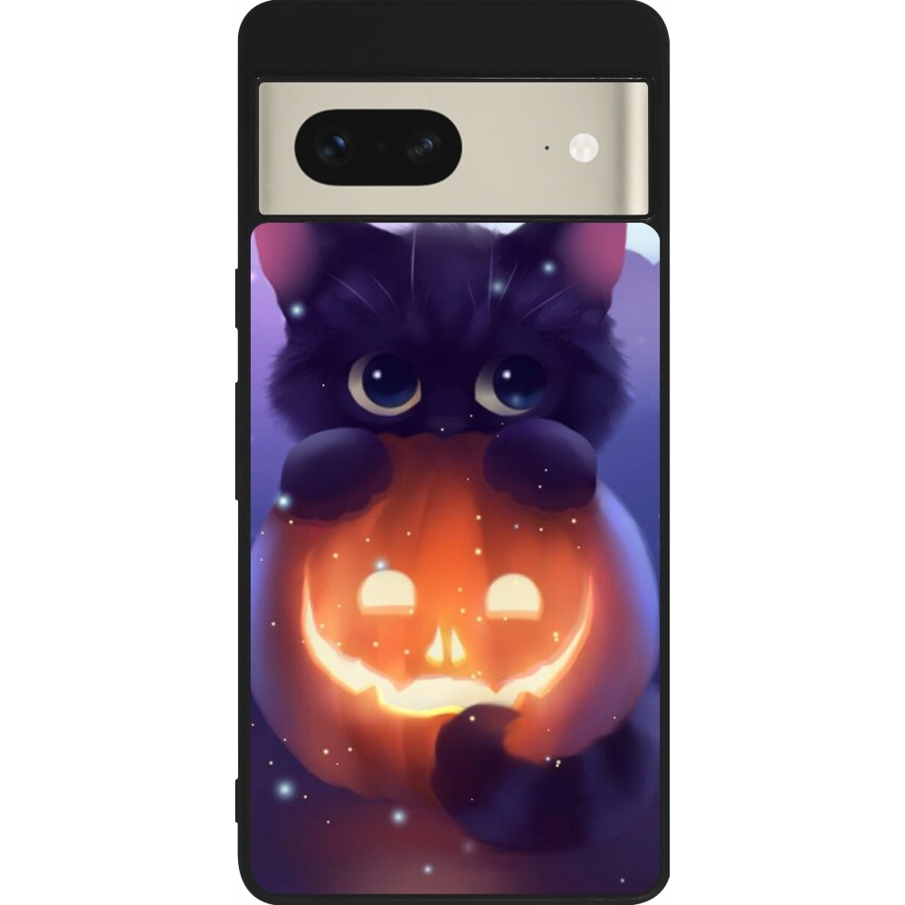 Coque Google Pixel 7 - Silicone rigide noir Halloween 17 15